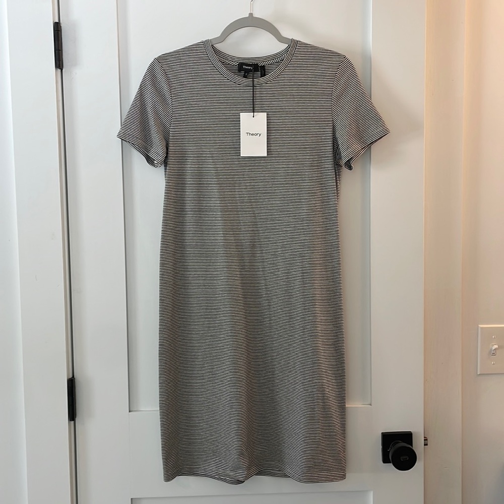 BNWT Theory Stripe Dress- Size Small